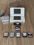 Fräsch Nintendo DS Lite + M3 kort packad med spel