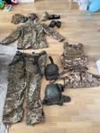 Airsoft - komplett klädsel med skydd