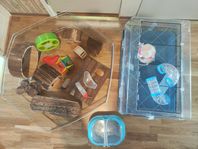 Stor hamsterbur + tillbehör