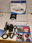 PS4 startpaket med Minecraft +extra handkontroller