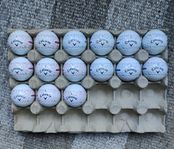 15st Callaway Golfbollar Röd/Blå Splatter