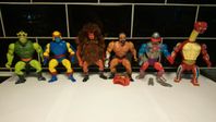 6st vintage Masters of the Universe 80-tal