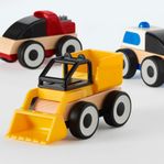 IKEA'S LILLABO Fordon 3 st, mixade färger