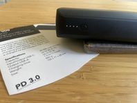 Oanvänd Powerbank dator (+mobil), 20k, output 65W!