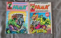 SUPER SERIE ALBUM 1 OCH 12 HULK