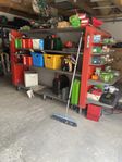 garagehylla på hjul, plåtbyrå, plåtskåp