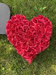 Rosor Rosbox Present Bröllop Gåva Blommor Ros 