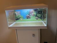 Akvarium Aquael 60L inkl. möbel och div. tillbehör.