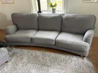 Howardsoffa + fåtölj + fotpall