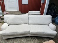 Soffa+fåtölj+fotpall