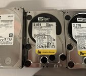 2 och 3TB SATA hårddiskar