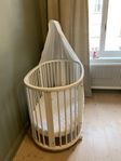 Stokke Sleepi spjälsäng vit
