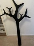 Swedese Tree klädhängare svart - rockhängare vägg 134 cm