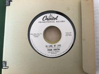ORIG. CAPITOL 50-tals US promo singlar (inkl. Sinatra)