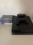 ps4 med dosor och spel 
