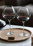 6 stycken Rödvinsglas från norska Hadeland glasbruk