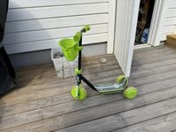 Sparkcykel med korg