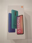 Xiaomi Redmi 9, 64GB med Quad-kam. Ocean Green,Sunset Purple