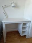 Study table with lamp