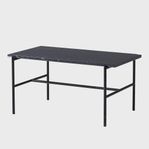 2 x Black marble tables (Hay)