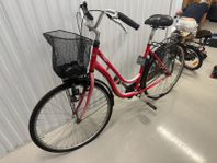 Damcykel i gott skick + Barnstol