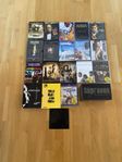 CD, DVD och DVD box Sopranos, 383 st säljes i paket.