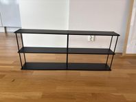 Vägghylla Mio Elton svart metall 80x34 x12
