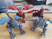 Mega Bloks Dragons – Fire & Ice samlingspaket (8 figurer)