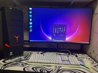 GAMING DATOR + 32” curved skärm 165Hz