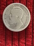 Enkrona Oscar Il silvermynt 80%  1880