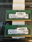 RAM-minnen. 2*8 Gbyte, SODIMM
