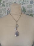 Efva Attling: ”Rose Petal Fall Necklace” Silver