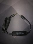 Boya BY-K1 Mikrofonadapter TRS till Lightning – Nyskick!