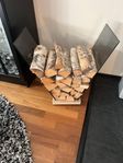 Vedställ med glasskivor