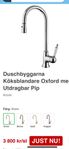 Badex blandare Oxford Krom med handdusch