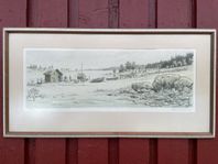 Tavla - Litografi av Rolf H W Eriksson