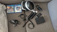 PsVR med 2 move controller