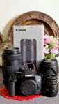 Canon 750D with 3 Lens (Shutter below 4000)