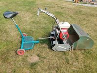 Webb cylindergräsklippare med åkvagn
