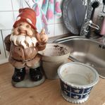 Tomte med Kruka o Mindre Kruka o Snögubbe