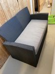 Utemöbler 2-sits soffa 
