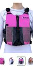 Flytväst Vaikobi 3 pink stlk S