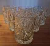 6 st Libbey Hobstar glas – 35 cl – Nyskick