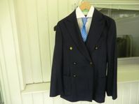 NY SuitSupply strl 44 dubbelknäppt klubbkavaj/skepparkavaj