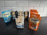 Kattgodis och våtfoder – Dreamies och Sheba