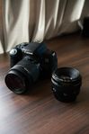 Canon EOS 750D + 2 objektiv
