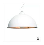 By Rydéns Captain taklampa vit med matchande bordslampa