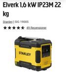 Inverter generator STANLEY elverk helt ny