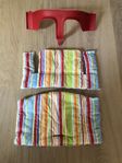 Stokke bygel + dynor