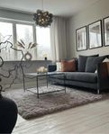 Taylor 3-sits soffa ,marmorbord, taklampa